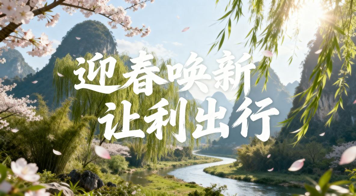 将山体改为远景效果，画面中间留出大面积留白，减少柳树数量预览效果