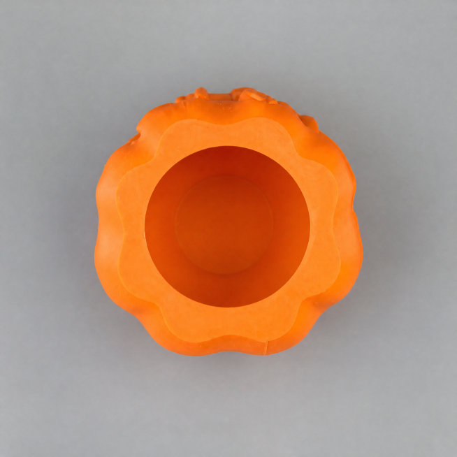 [Main Image 5] Top-down view showing the inner hollow space of the skull pumpkin lantern. Clearly sh预览效果