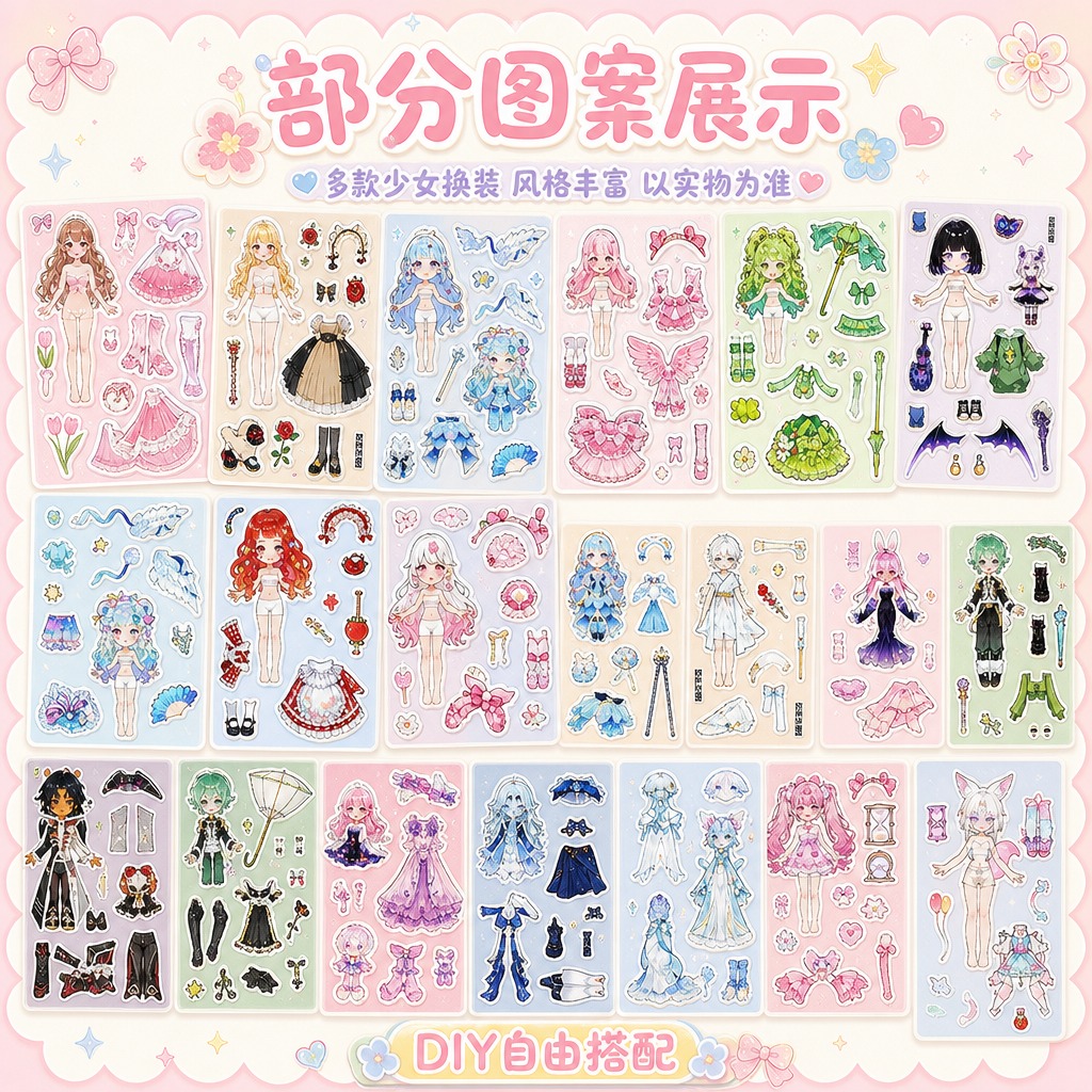 第2屏：1:1竖版电商主图，甜美可爱软萌少女风，明亮通透的奶油… - 图片创意预览