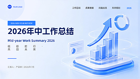 PPT2026年中工作总结
