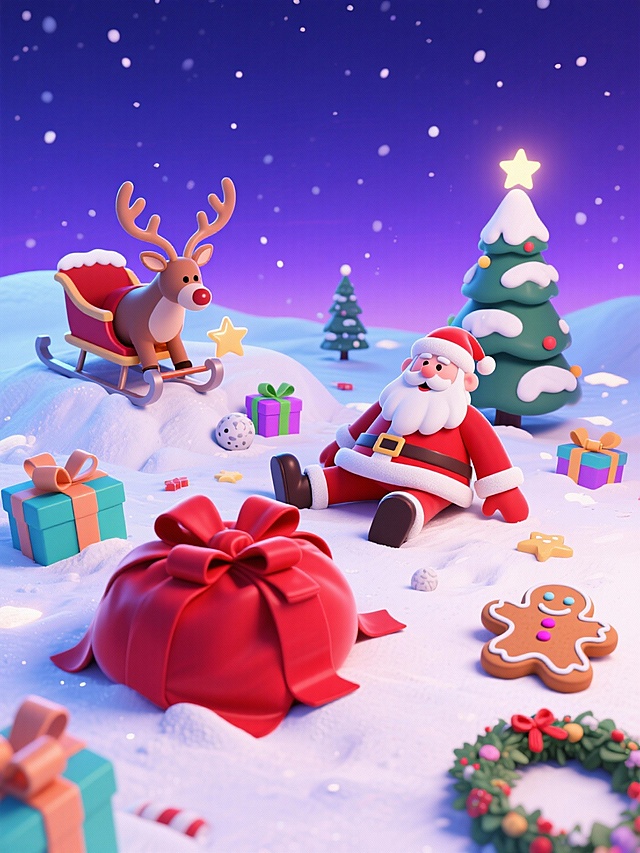 圣诞老人送礼物