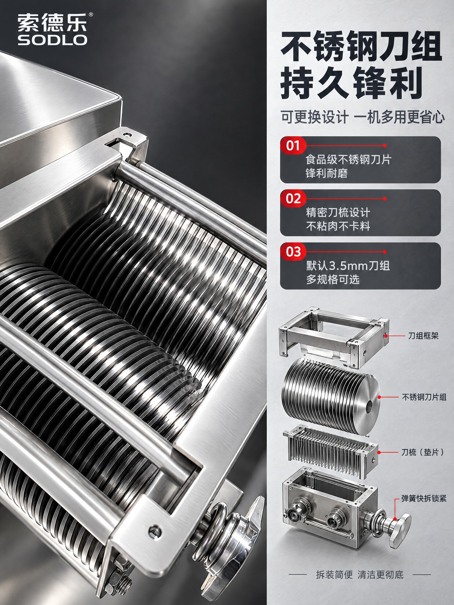 [商品] 使用【图2】【图8】索德乐SODLO切肉机刀组细节及… - 图片创意预览