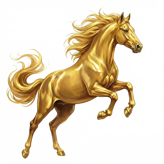 只保留主体马，其余背景不要预览效果