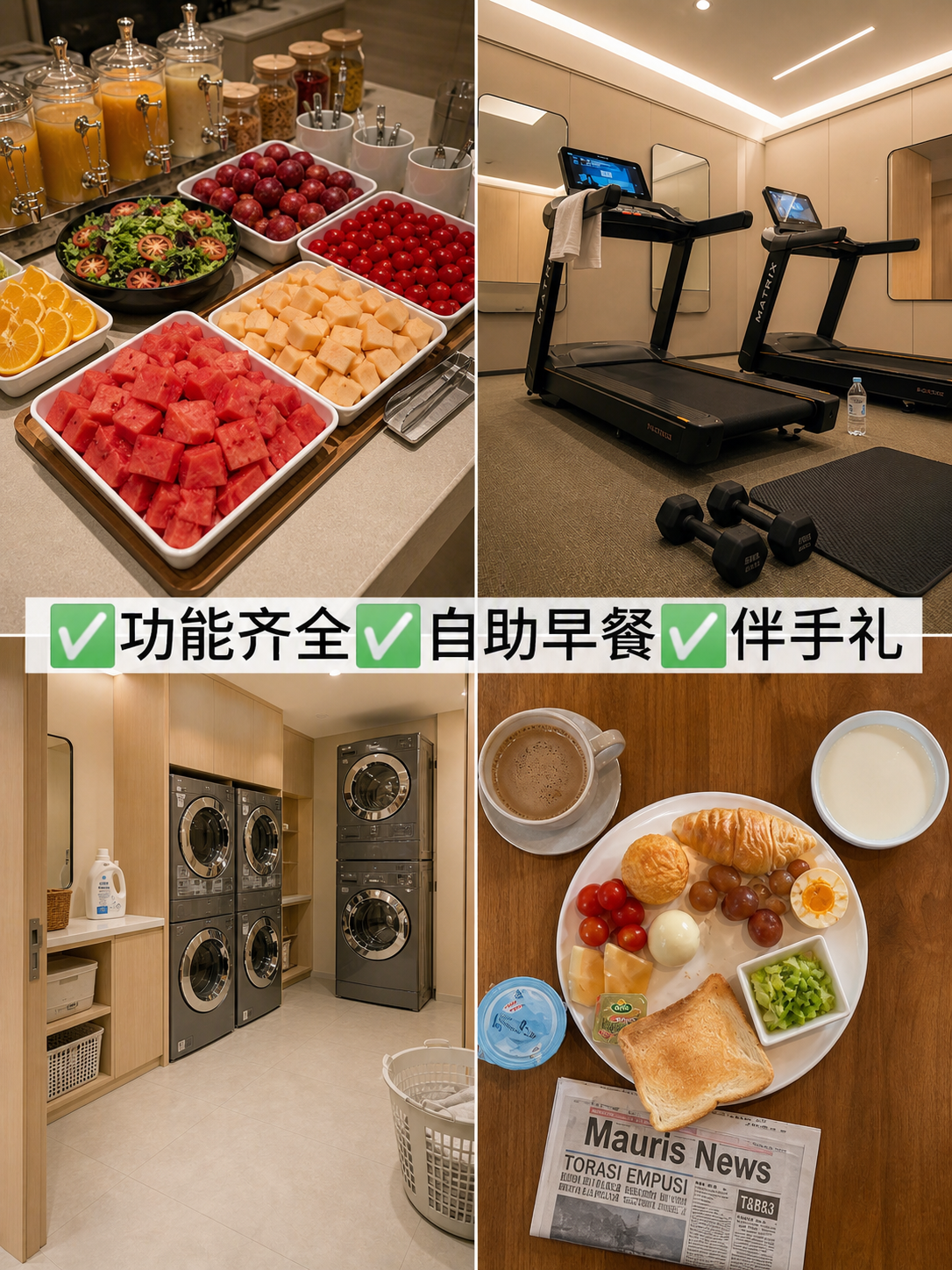 改变四宫格的拍摄角度与物品摆放位置，保持四宫格布局和中间文字条… - 图片创意预览