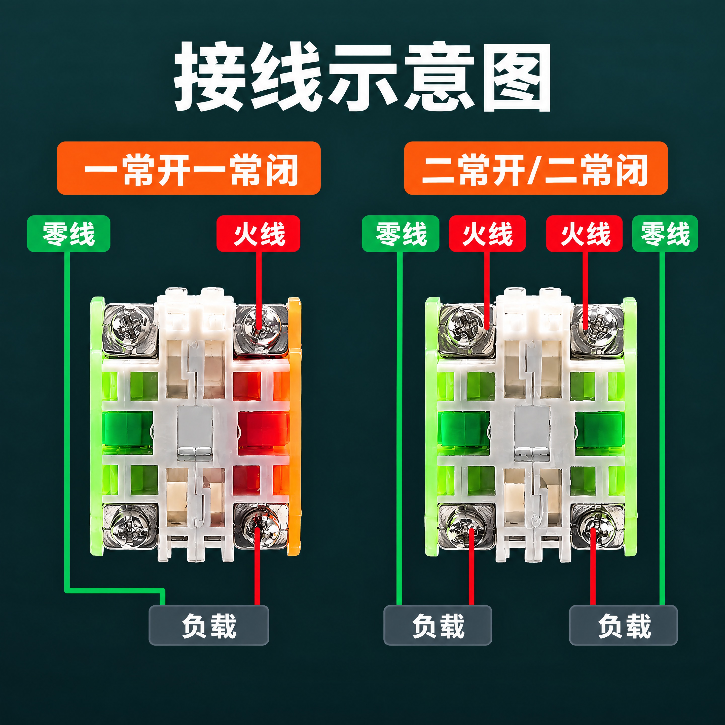 800×800正方形主图，LAY37蘑菇头按钮接线示意图方图版… - 图片创意预览