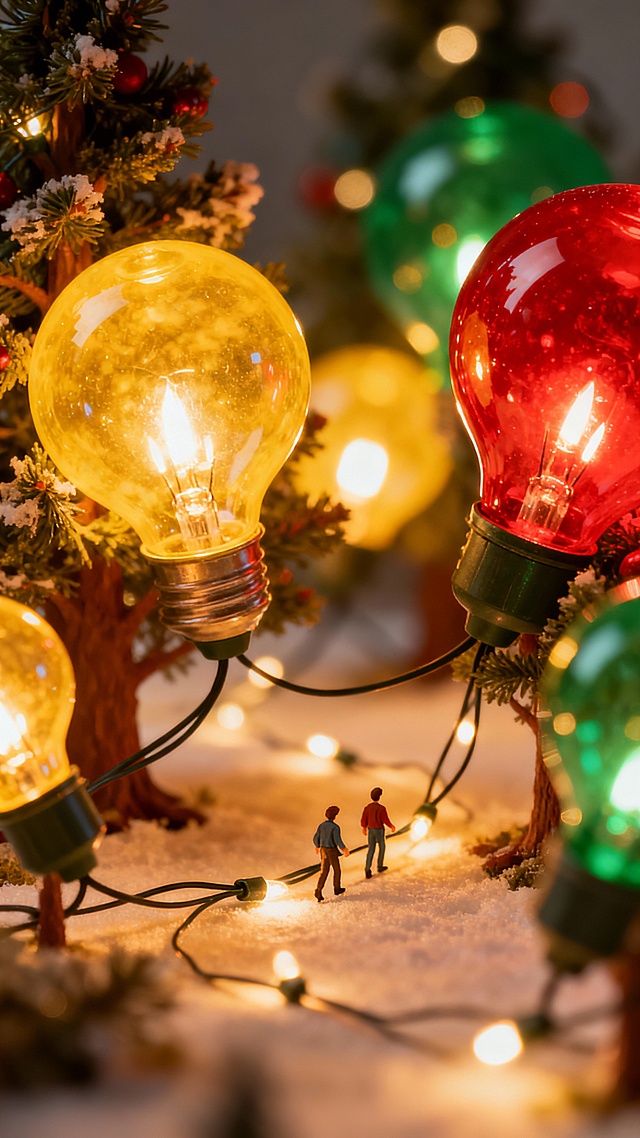 梦幻小人国 · 圣诞灯泡森林