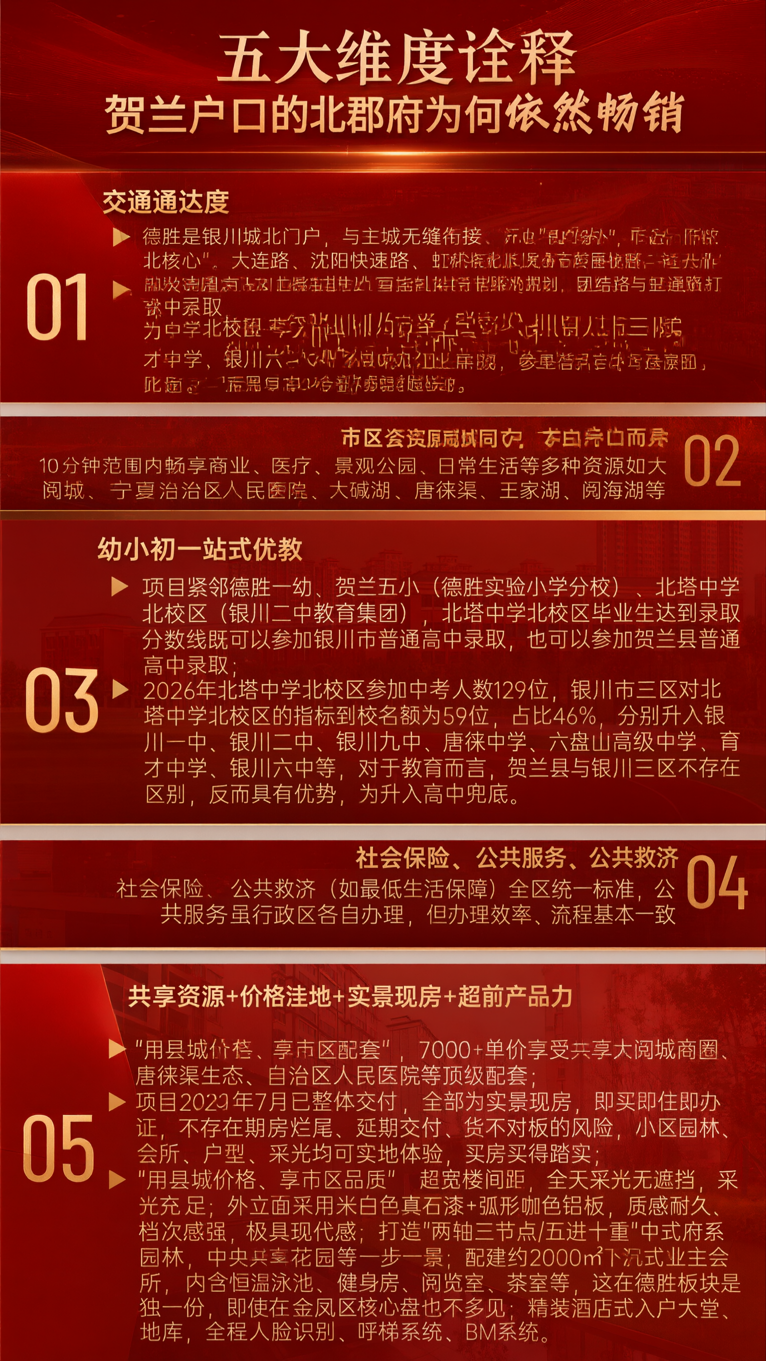 对这张房地产宣传海报进行美化重设计，保持所有文字内容完全不变。… - 图片创意预览
