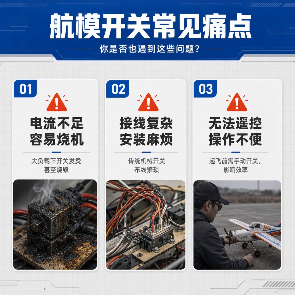 [商品] 本页为痛点页，无需产品图。 [画面] 目标：直击航模… - 图片创意预览
