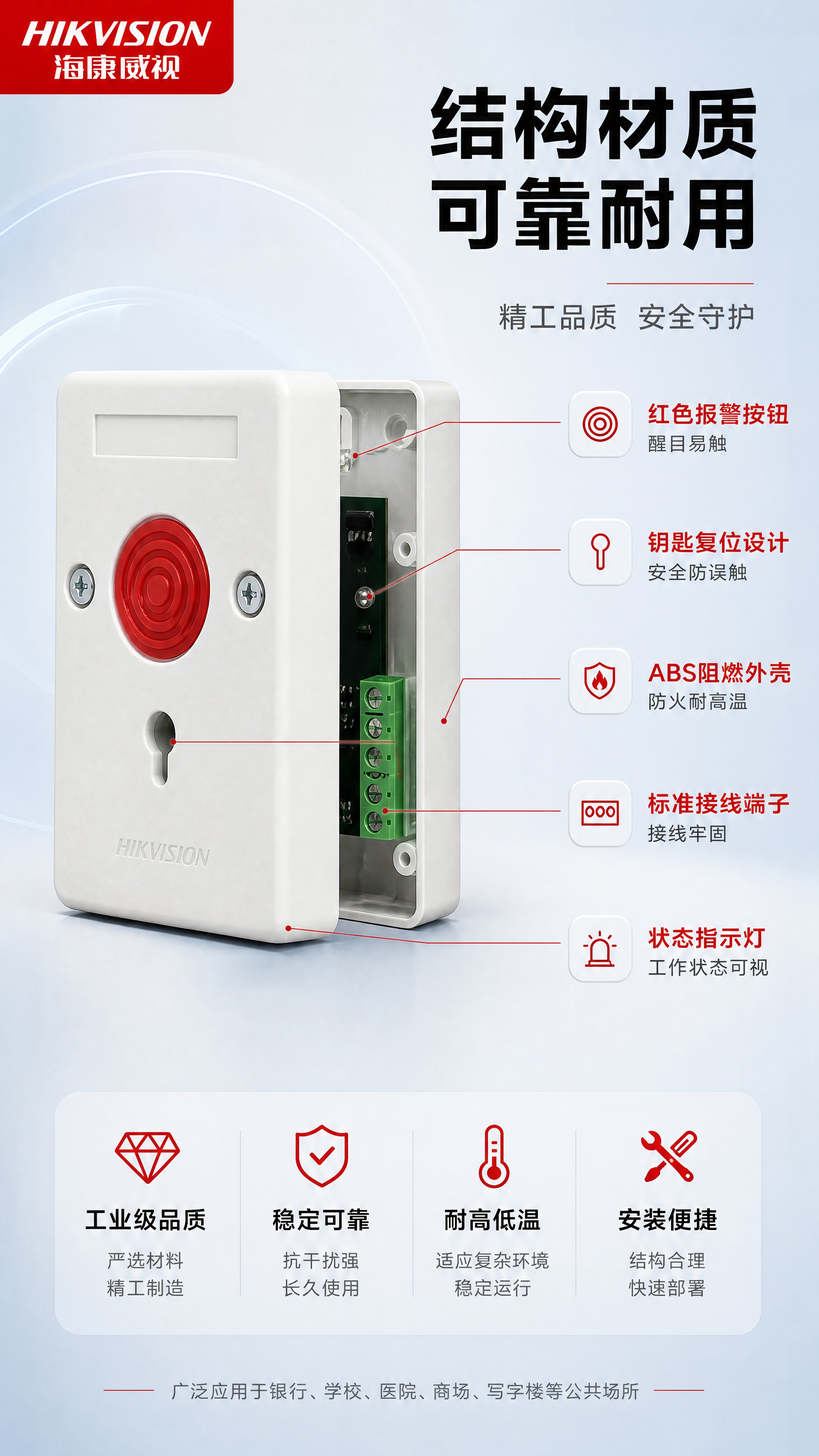 [商品] 使用【图1】海康威视紧急报警按钮（右侧上方带钥匙孔小… - 图片创意预览