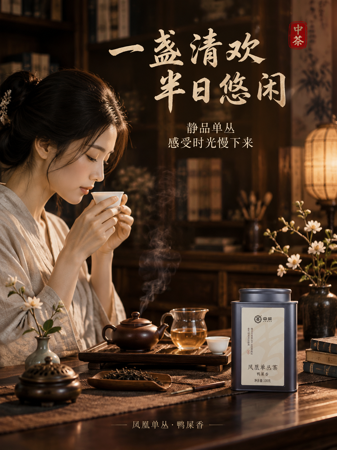 [主图-4 3:4] 品茗生活场景 沉浸式品茶 竖版 [统一基… - 图片创意预览