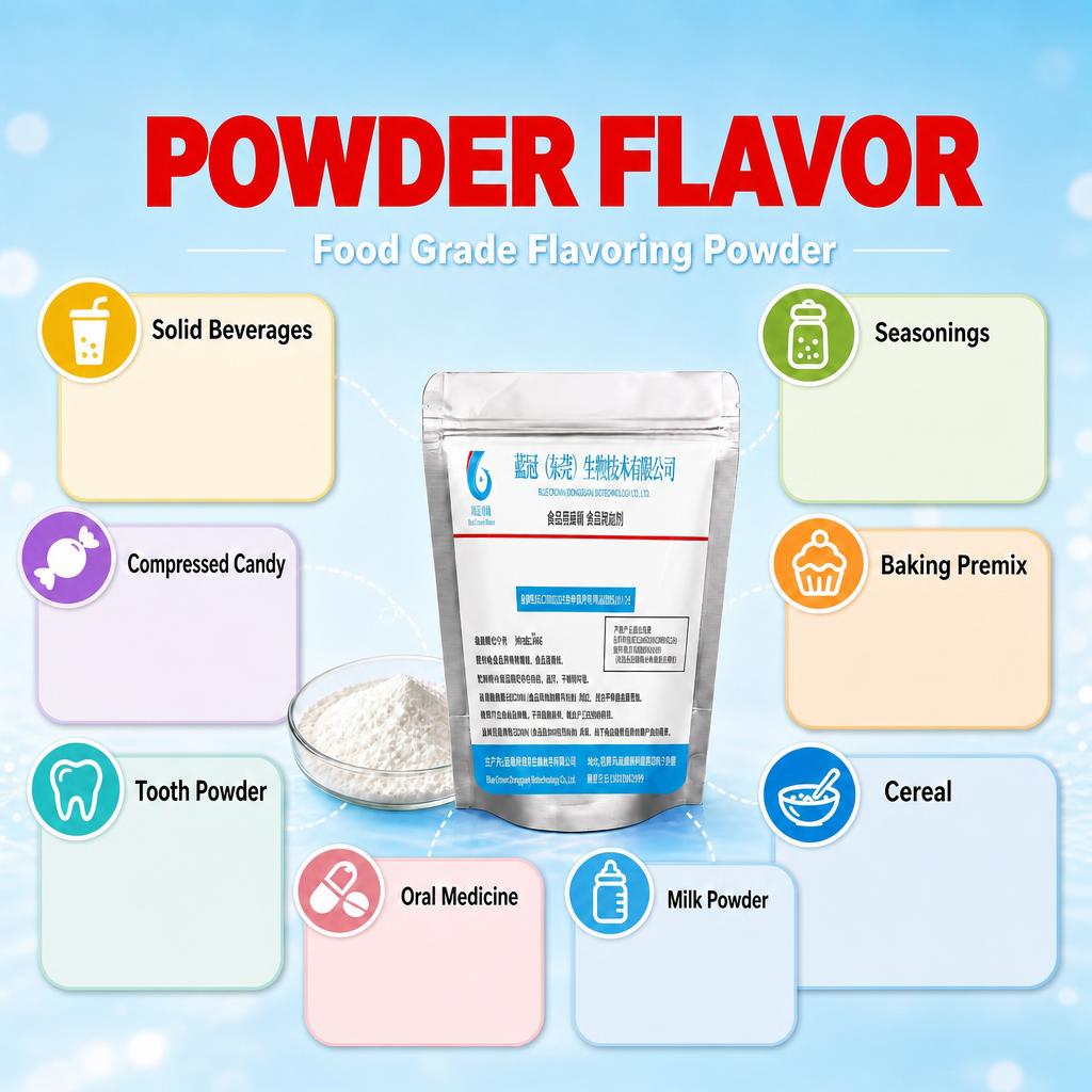 基于参考图进行修改：1. 主标题"POWDER FLAVOR"… - 图片创意预览