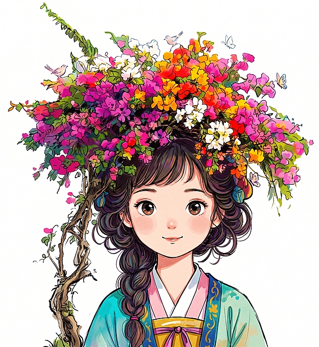 插画风格：以插画的艺术形式呈现，线条运用灵活且富有表现力，色彩搭配鲜艳丰富