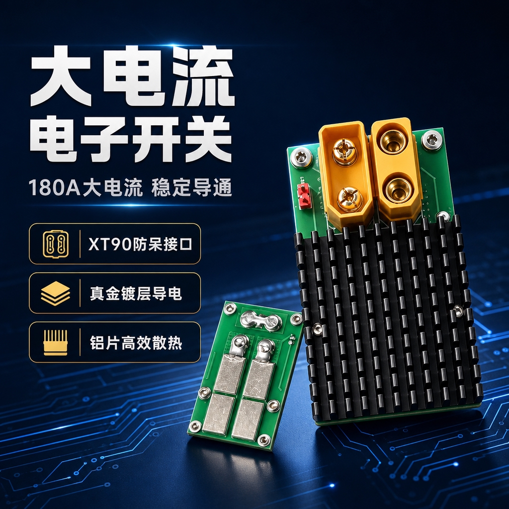 [商品] 使用【图1】大电流电子开关模块产品图；保留绿色PCB… - 图片创意预览