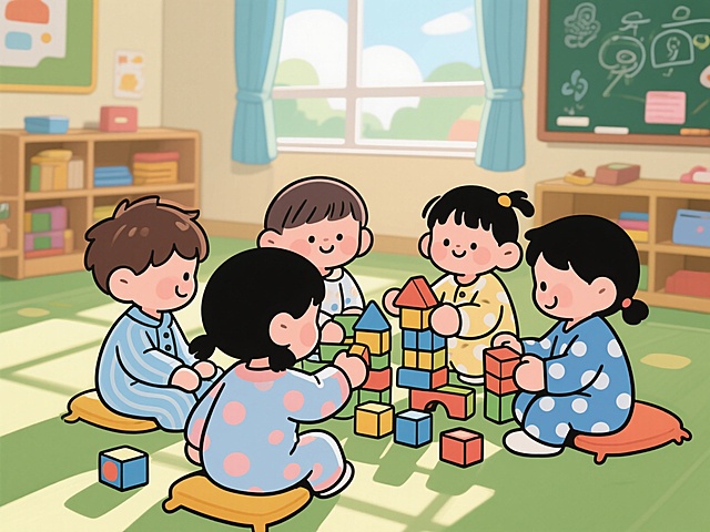 最开心的事

在幼儿园，和小伙伴在一起玩游戏最开心；
在家里，和姐姐一起看电视最开心；
在外面，和教练一起轮滑最开心；
而让我最最开心的事，那就是每天都能和妈妈睡一个被窝！为每一句话配一个漫画图片