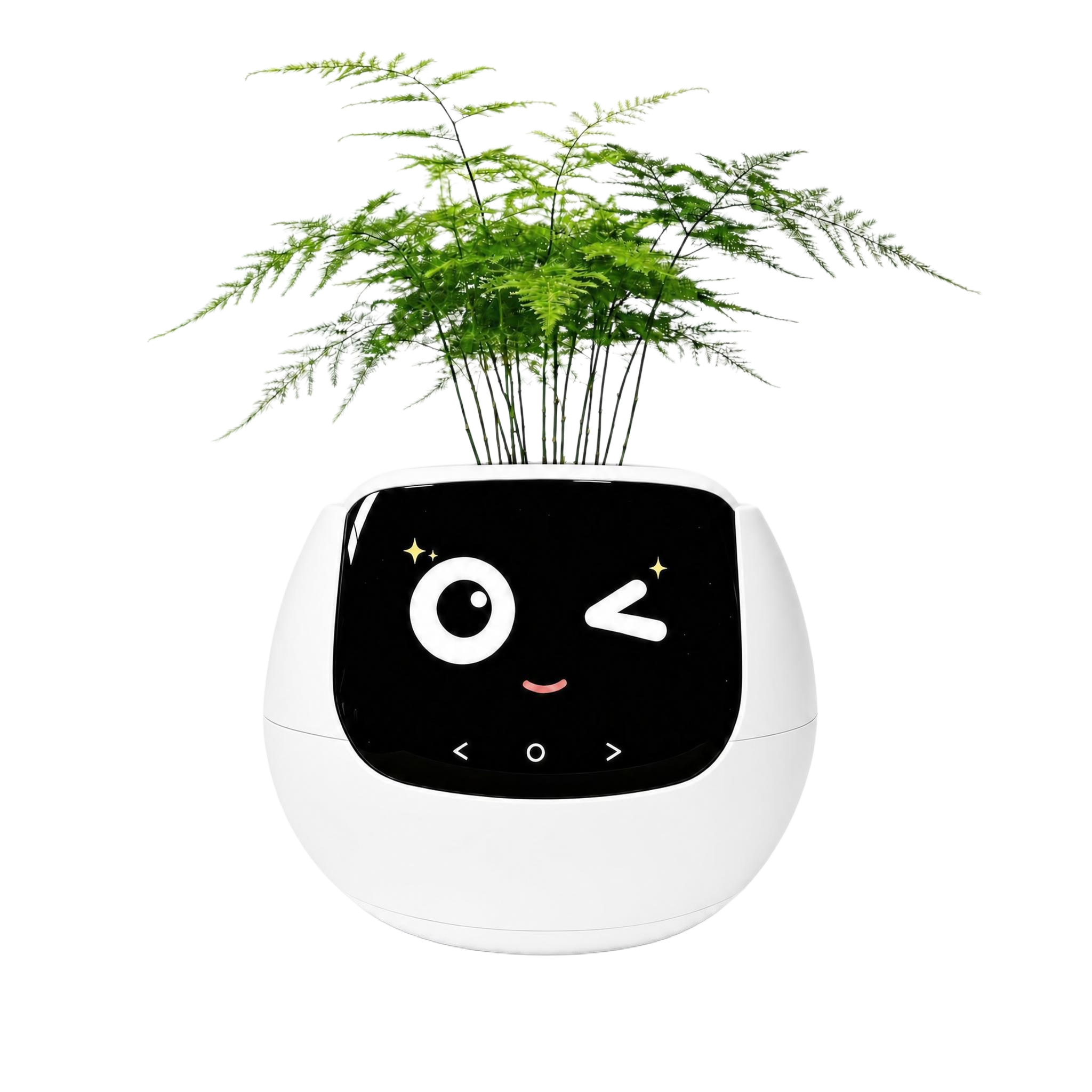 将花盆外壳改为全白色（纯白色哑光质感），白色底座与外壳融为一体… - 图片创意预览