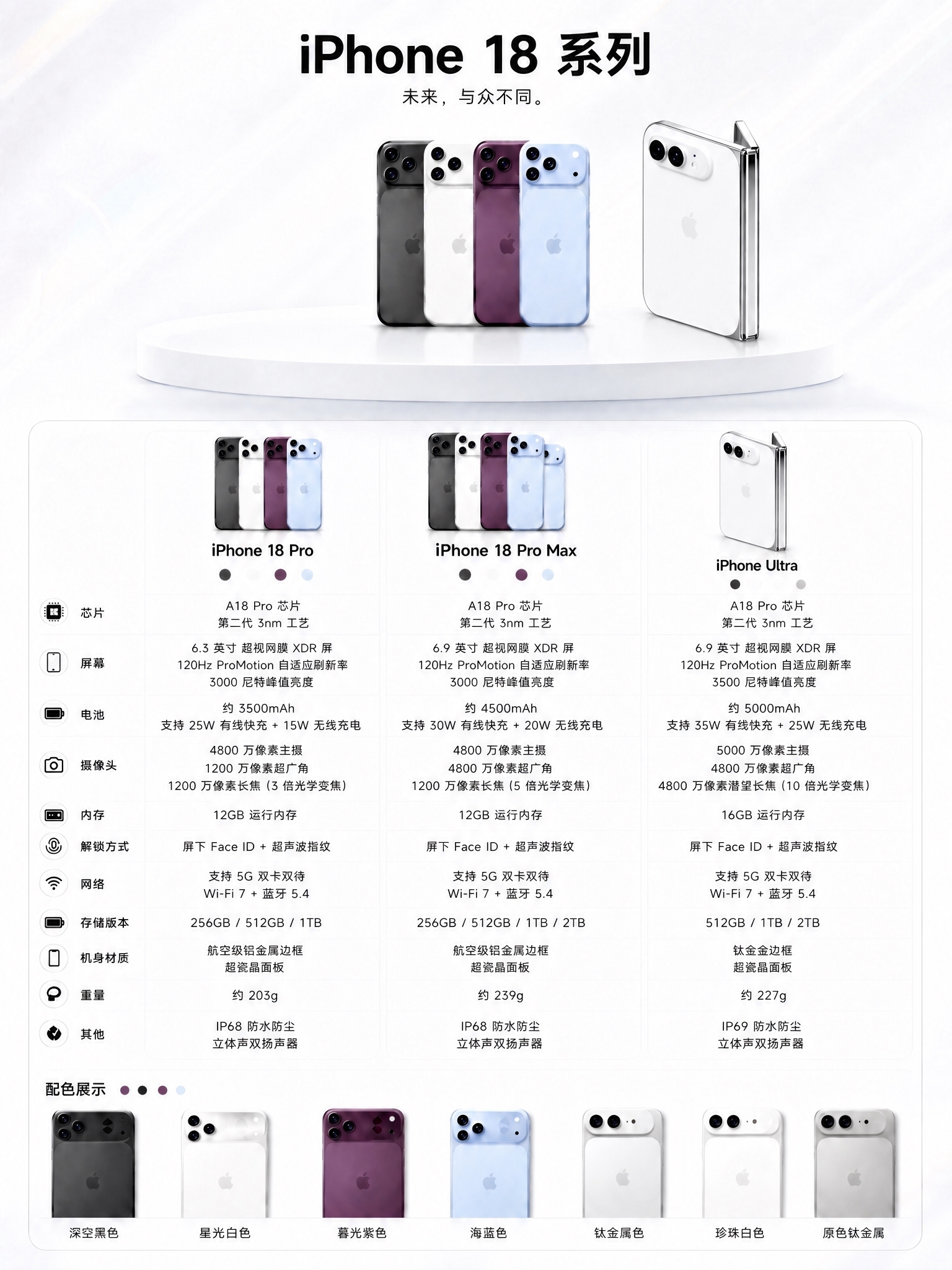 删除图中所有的iPhone 18标准版（基础款粉色手机）相关内… - 图片创意预览