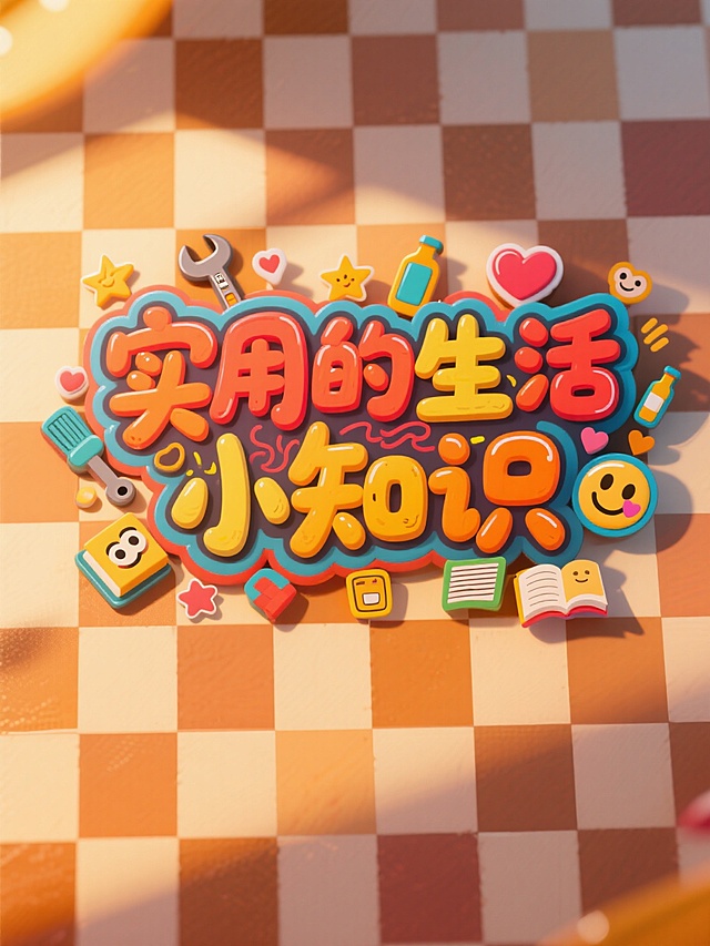 生活小知识·科普攻略小红书配图