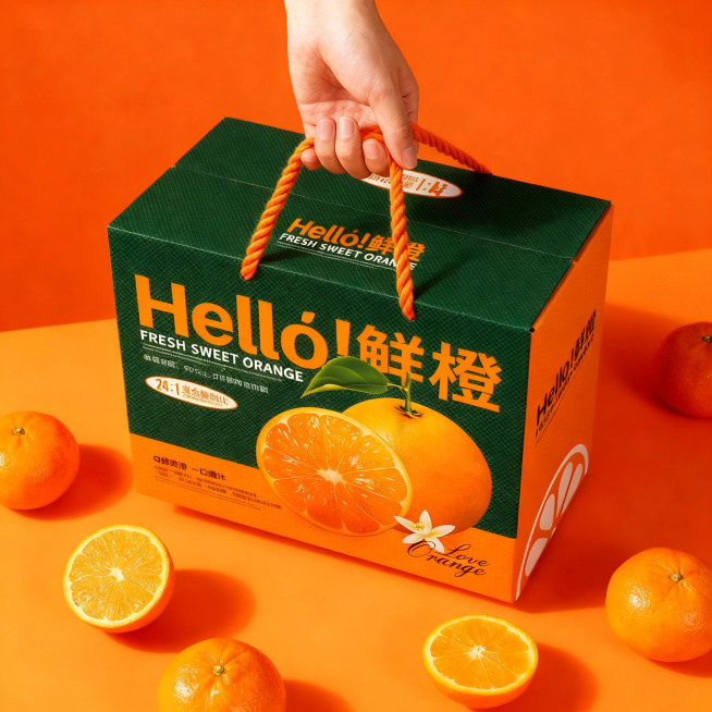 将图中的手提绳改成橙色三股绳预览效果