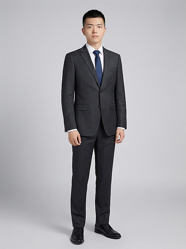 生成人物正装全身照