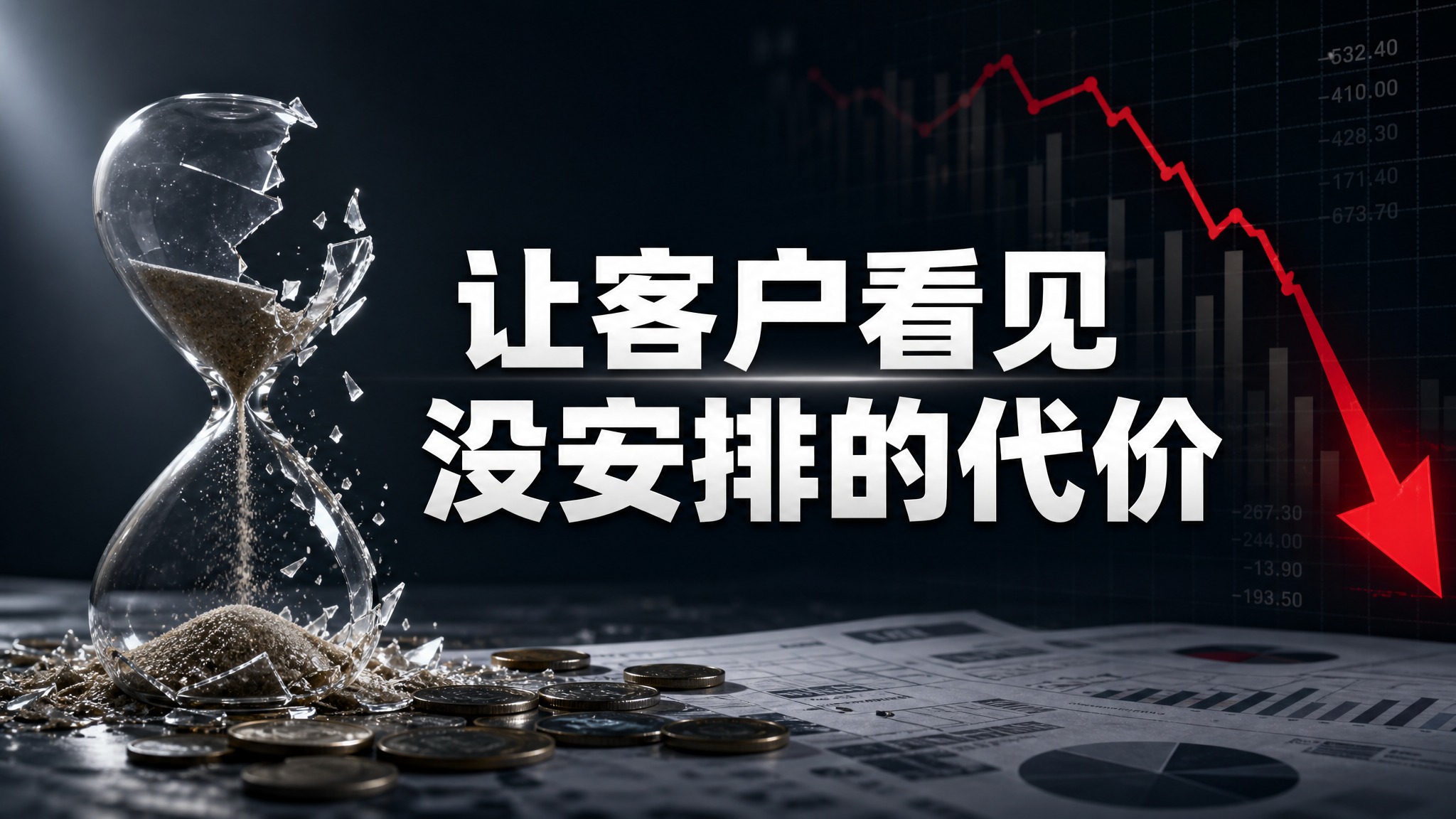 一张商务风格的PPT封面图，深色系背景，深灰到深蓝渐变，画面中… - 图片创意预览