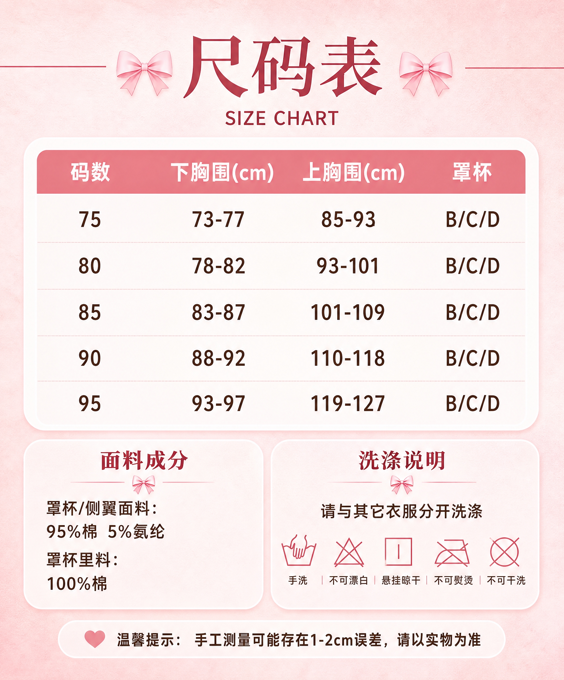 基于参考图的尺码表内容进行重绘，保留所有原始文字信息和表格结构… - 图片创意预览