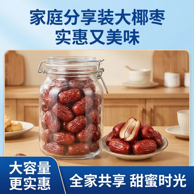 图中大椰枣做10张电商主图预览效果