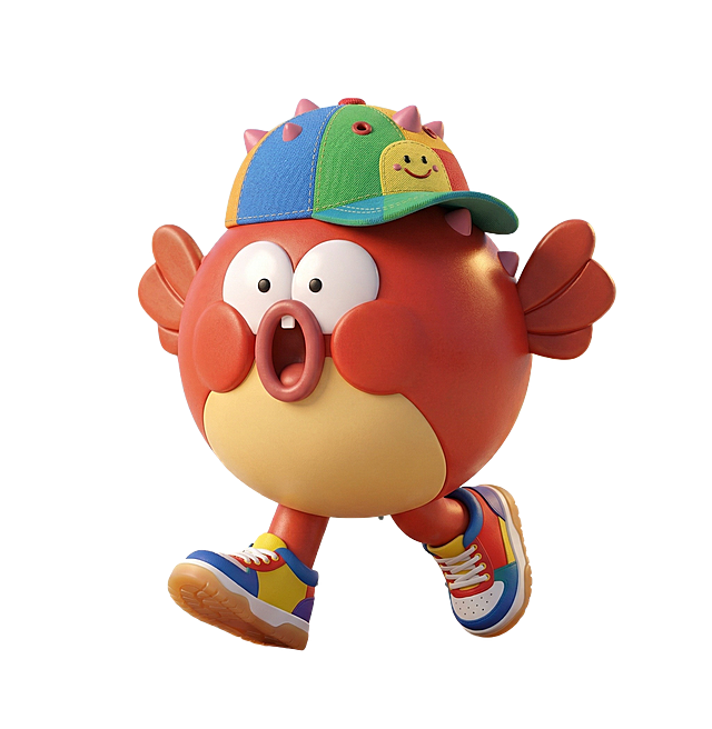 给IP穿戴鞋子和棒球帽。增加其他动作，保持童趣