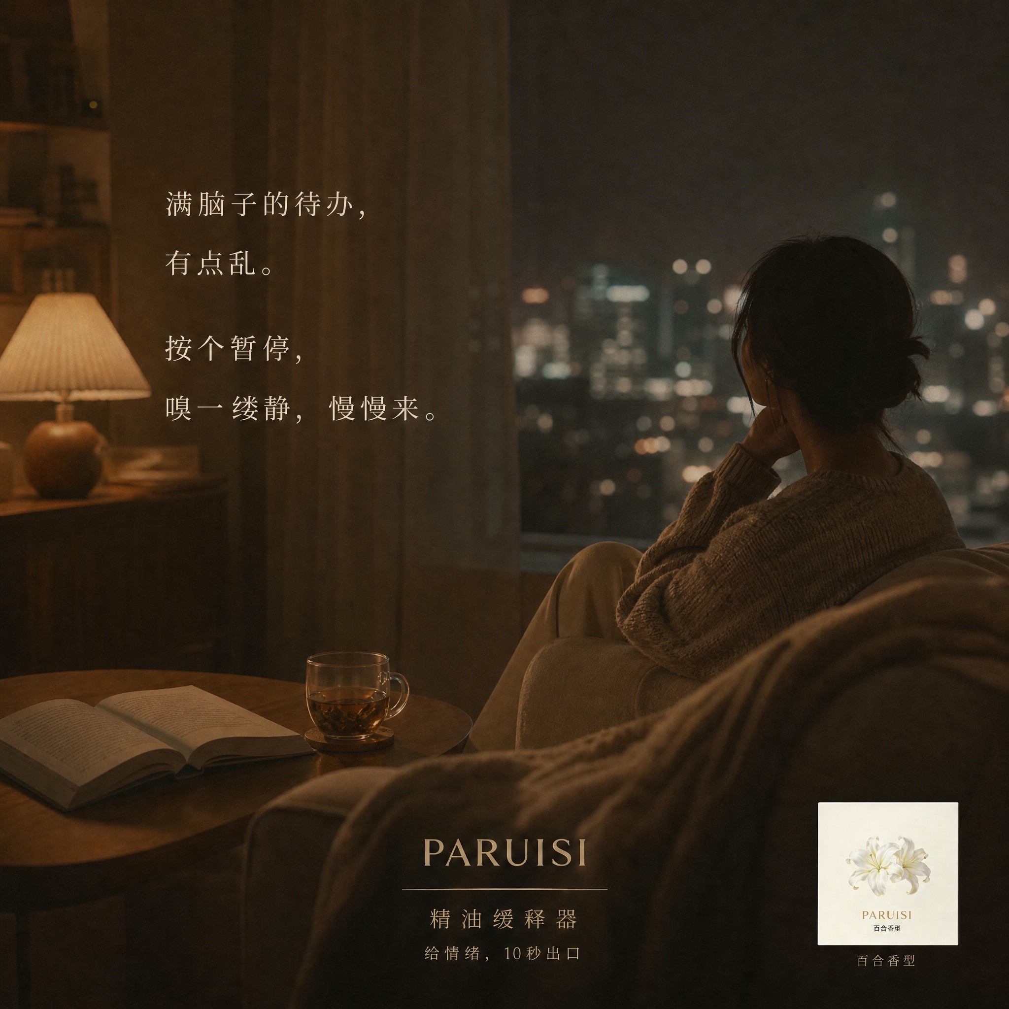 【10秒暂停键 · 思绪乱时 百合（包装修正版）】PARUIS… - 图片创意预览