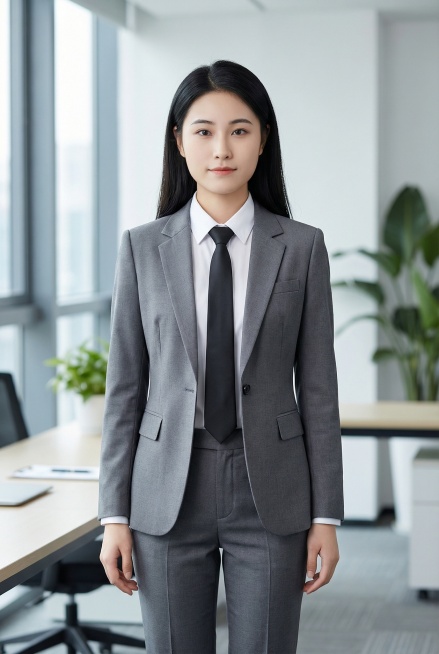 根据人物面部特征，生成全身职业风格照片预览效果