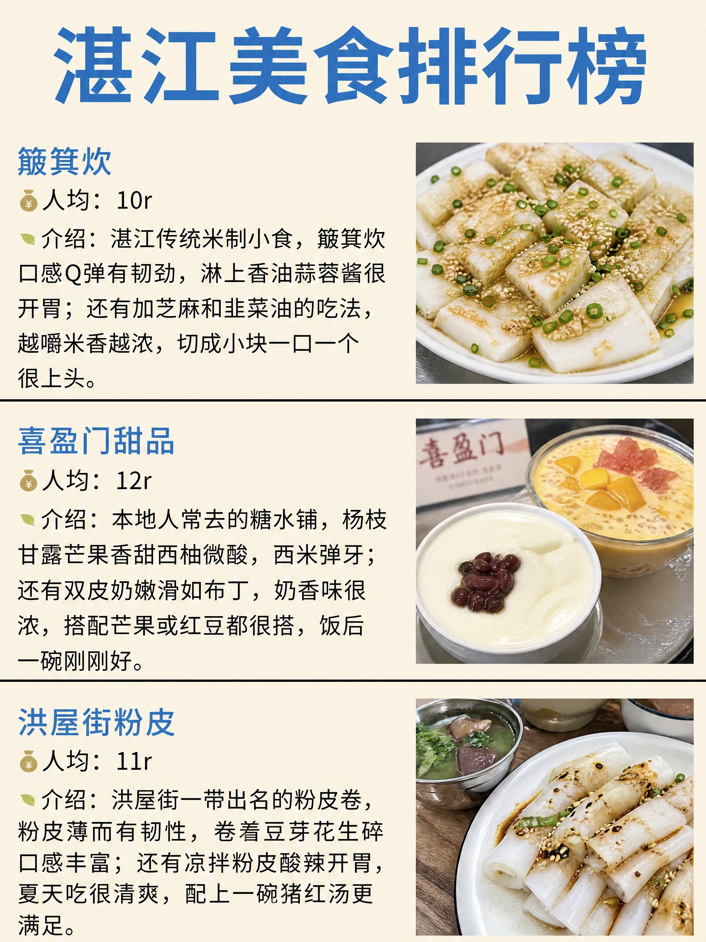 小红书笔记美食攻略内页，配图大字复刻版，ins清新美食风，版式… - 图片创意预览