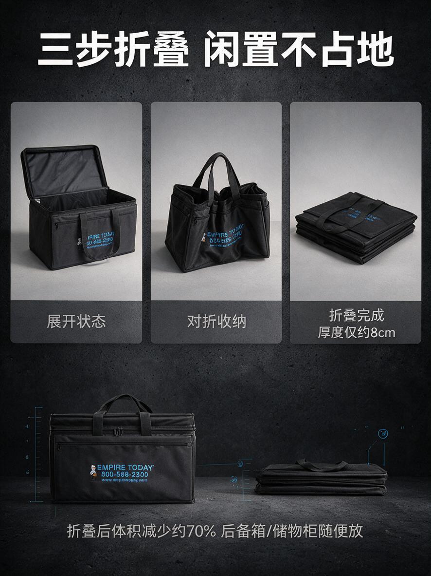 [商品] 使用【图1】黑色可折叠工具收纳箱；保留箱体结构、黑色… - 图片创意预览