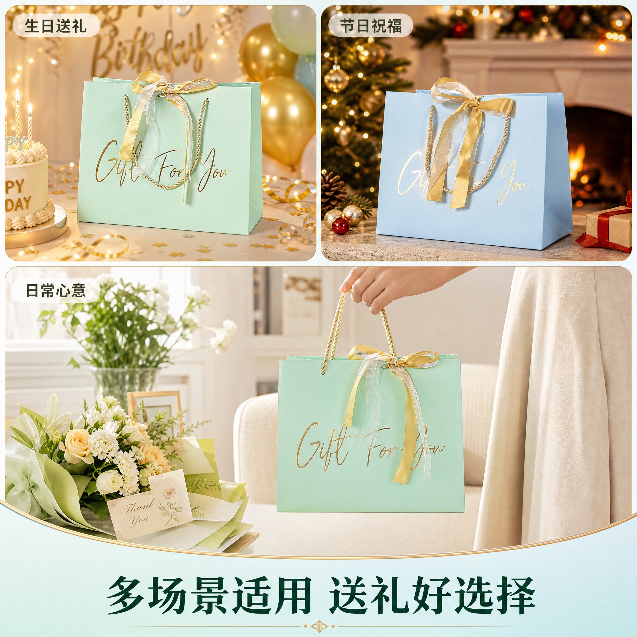 [主图-4] 场景适用 送礼场景展示 [统一基调] 整体风格精… - 图片创意预览