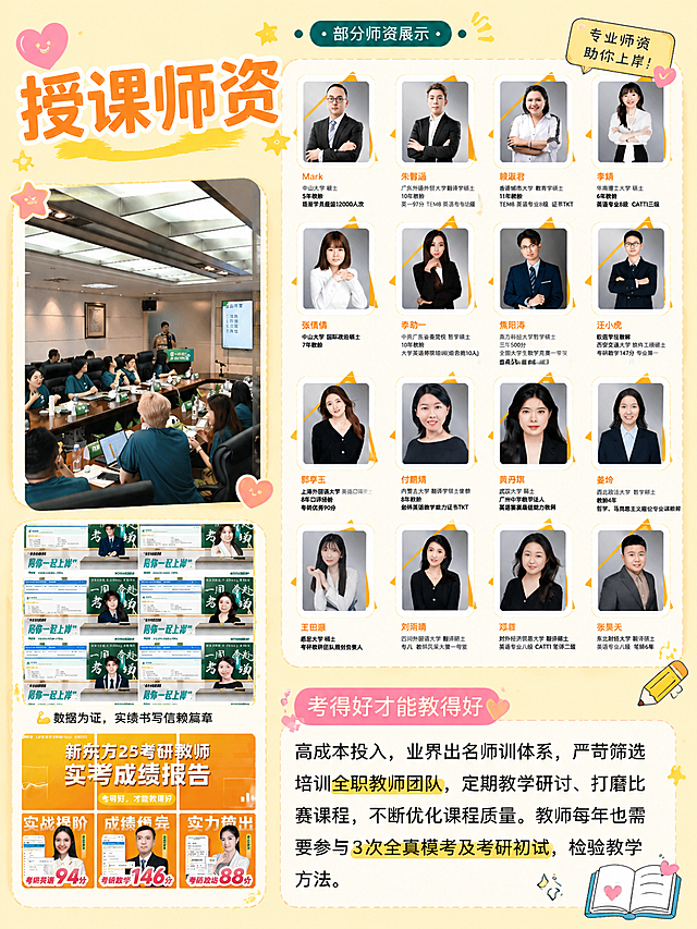 将图片改为元气学习风，背景使用柔和浅黄色，保留原图所有文字信息和表格内容，用爱心、星星、对话框等可爱元素点缀，层级分明，标题和关键内容用色块或划线突出标注，重新排版，风格适合小红书图文排版，整体保持统一。