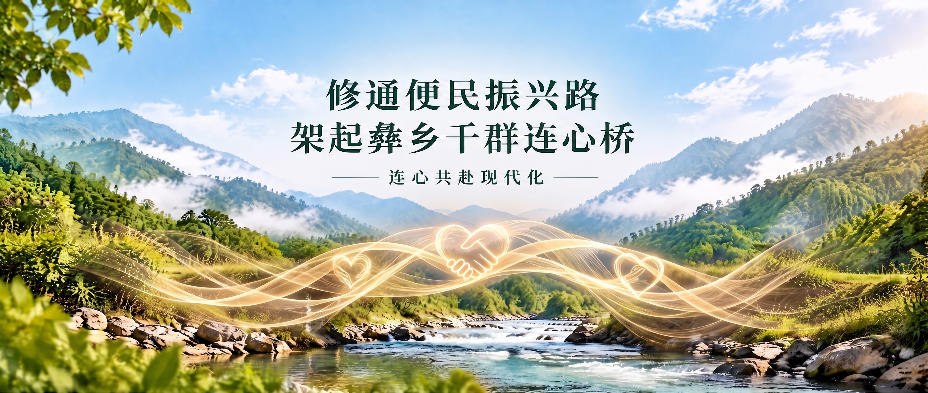 把桥的元素换成更意象化的表达 - 图片创意预览