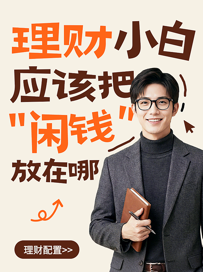 金融理财配置知识科普分享爆款话题讨论小红书封面