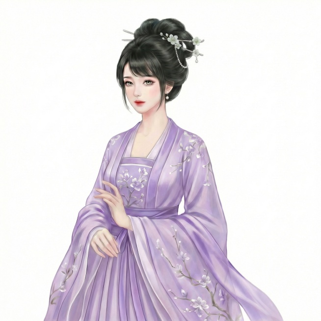 更换素雅一点的头饰预览效果