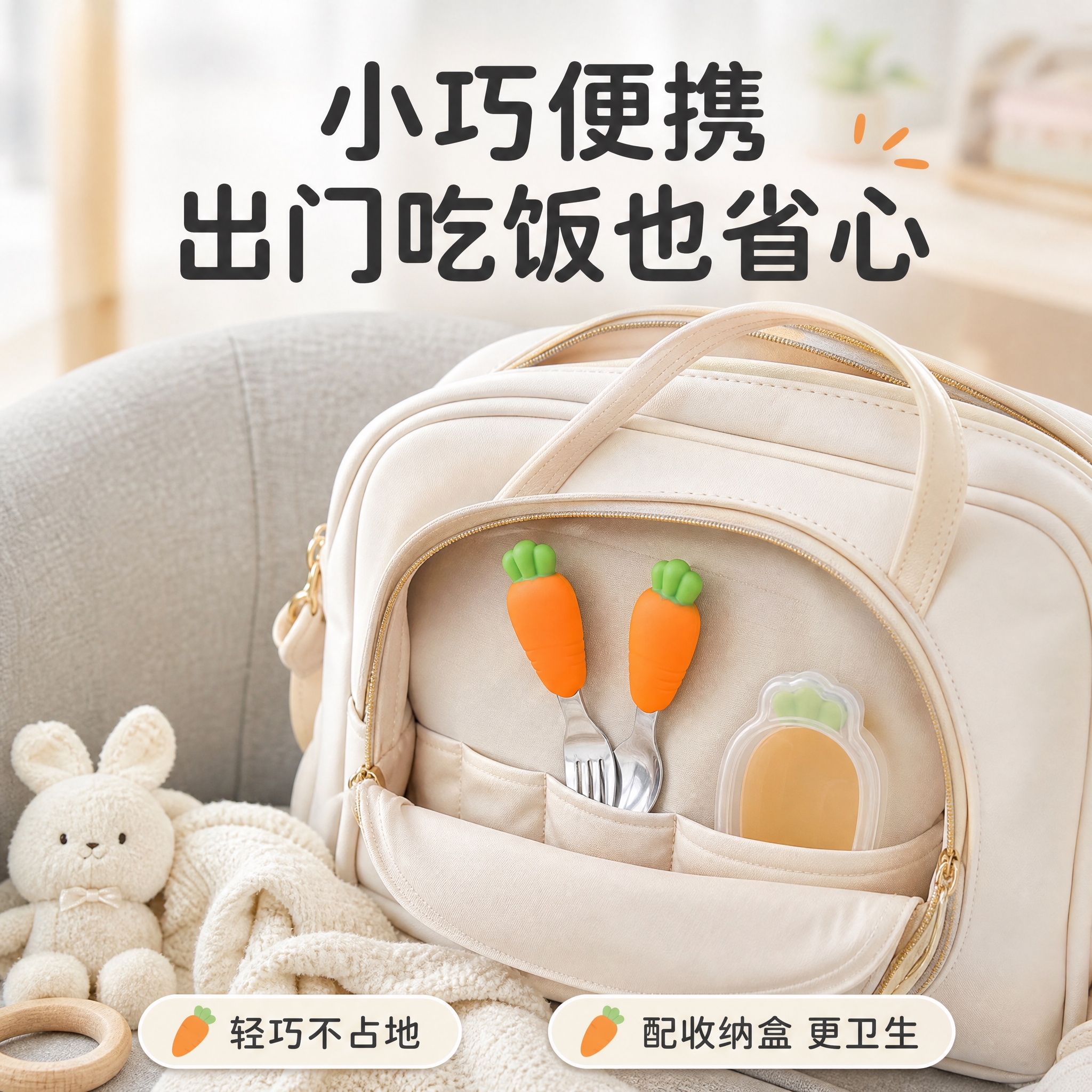 [详情图-5] 便携收纳与外出使用场景图，突出方便携带的卖点。… - 图片创意预览