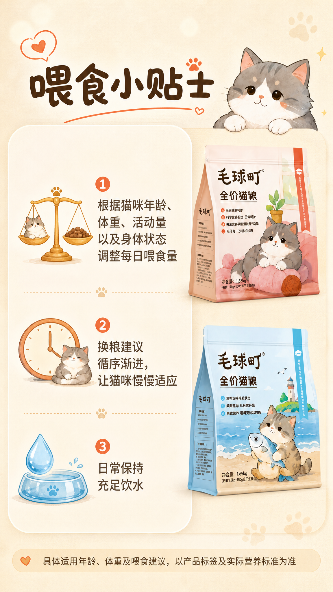 [商品] 使用【图1】泌尿健康款和【图4】美毛亮毛款两款猫粮包… - 图片创意预览