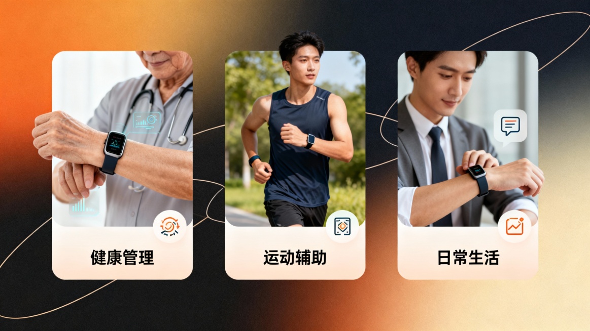 FitPulse 智能手环 PPT 大纲（12 页）
第 1 页：封面页
标题：FitPulse 智能手环 —— 你的随身健康管家与专属运动私教
副标题：精准监测・智能分析・高效健康生活新选择
配图：预览效果