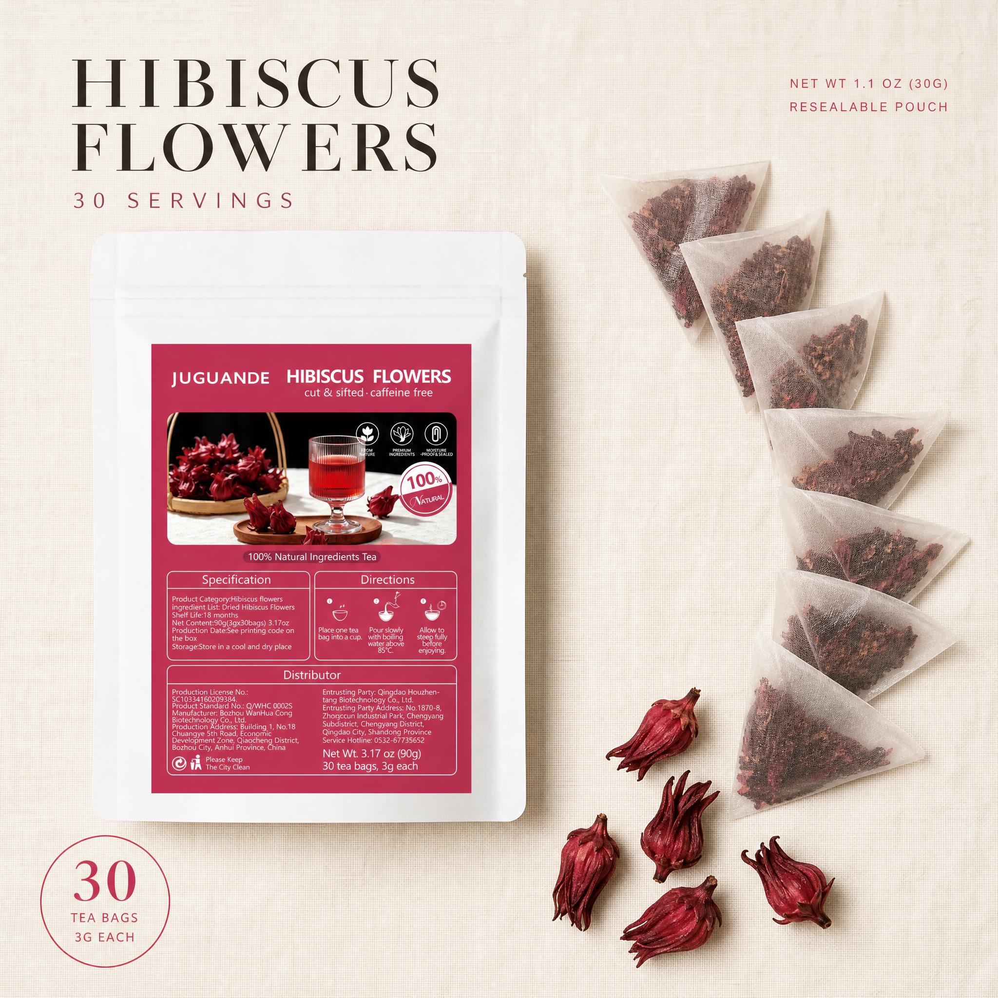 [主图-5] JUGUANDE Hibiscus Flower… - 图片创意预览