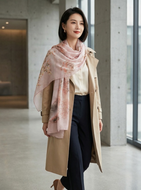 重新生成，要求日常精致女性穿搭，展现出女性的风情感。预览效果