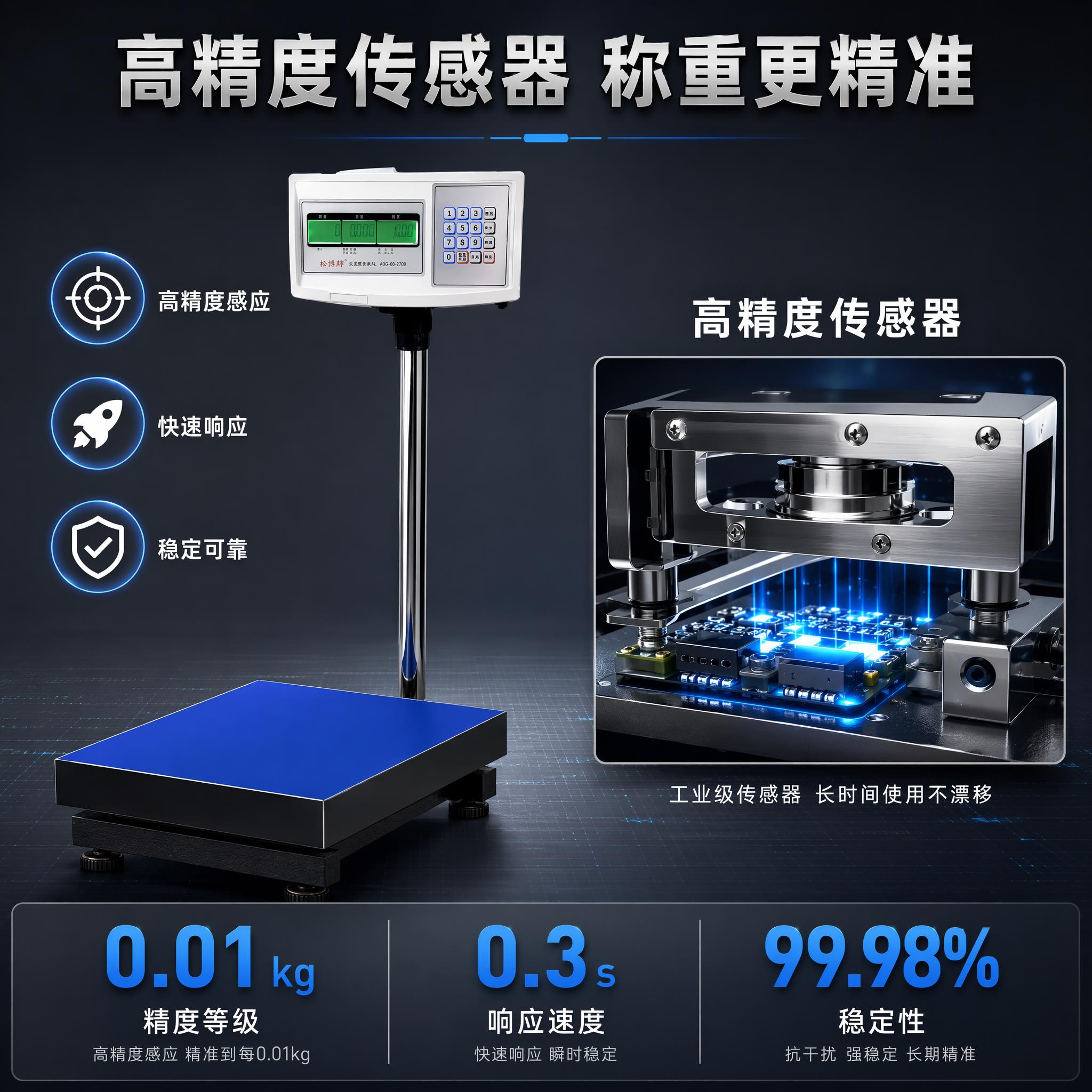 [主图-2] 高精度传感器核心技术亮点图 [氛围风格] 硬核科… - 图片创意预览