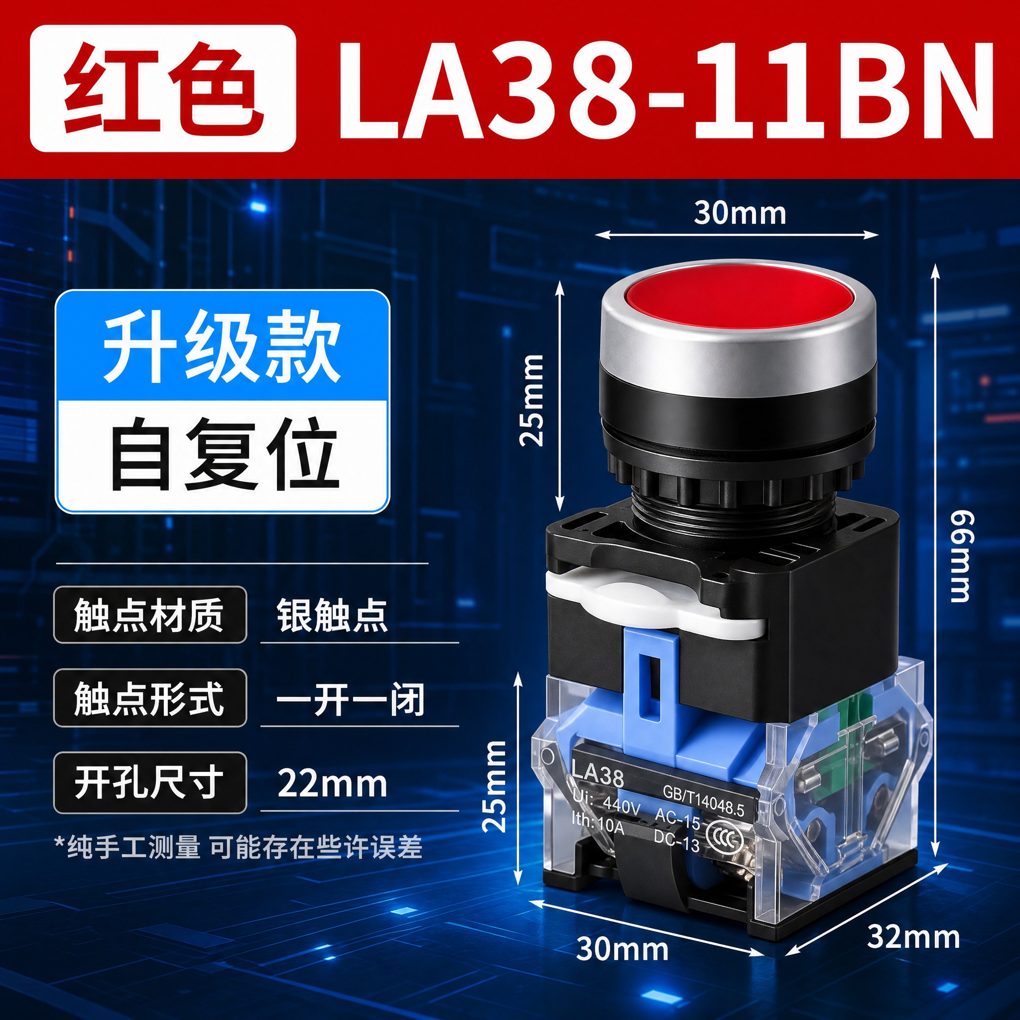 基于image1的版式和文案，将产品替换为image2中的红色… - 图片创意预览