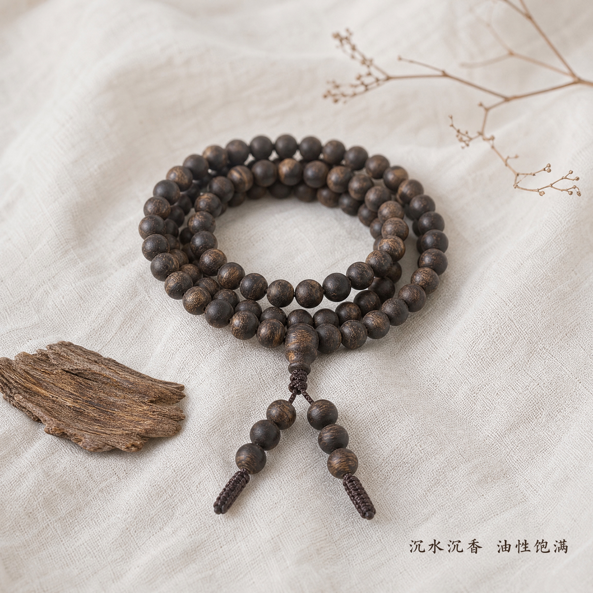 [主图-5] 材质细节信任图，复刻参考图5的中心静物构图，证明… - 图片创意预览
