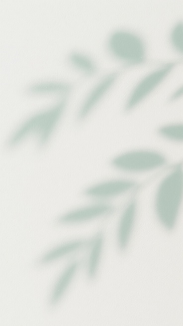极简清新风格背景，柔和的淡米白色底色，搭配轻盈模糊的浅绿色植物枝叶阴影图案，阴影呈现自然随机的分布状态，边缘柔和过渡，整体色调统一和谐，营造出宁静、透气、舒适的氛围，画面简洁干净，无多余元素，具有简约的设计感。预览效果