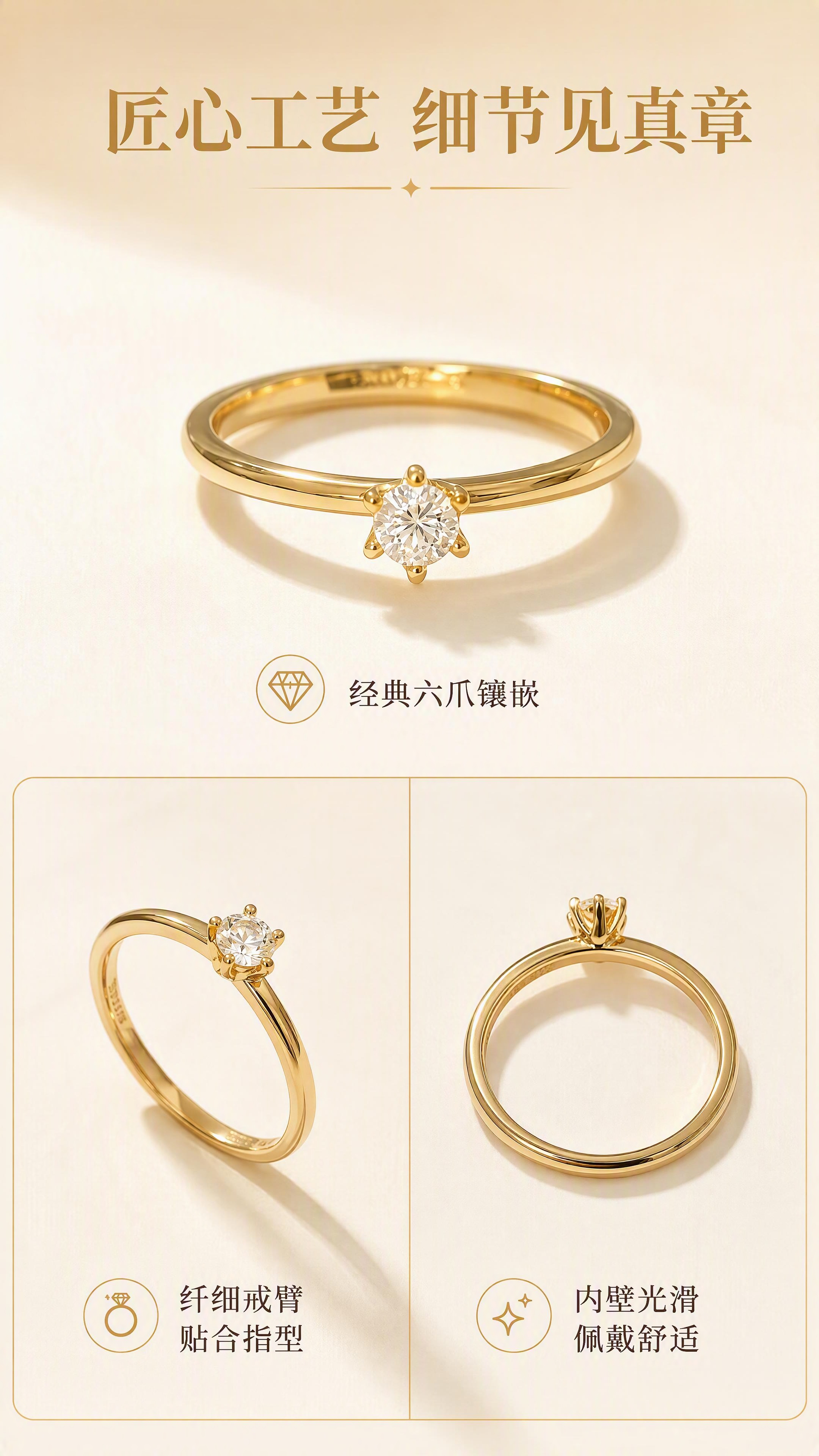 [第3张] 产品解析页-多角度全方位展示戒指结构。本张使用【图… - 图片创意预览