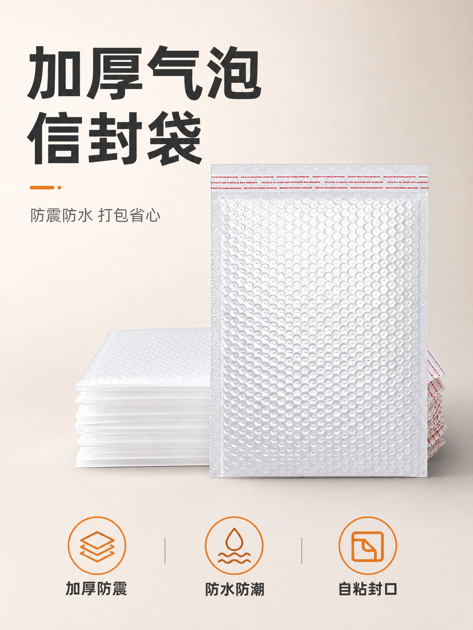 [主图-1] 首图 产品识别与购买欲 展示白色复合珠光膜气泡信… - 图片创意预览