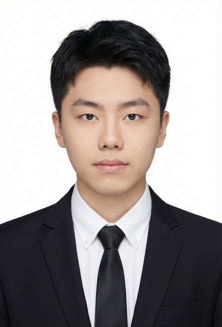 将人物服装替换为黑色西装，白色衬衫，黑色领带预览效果