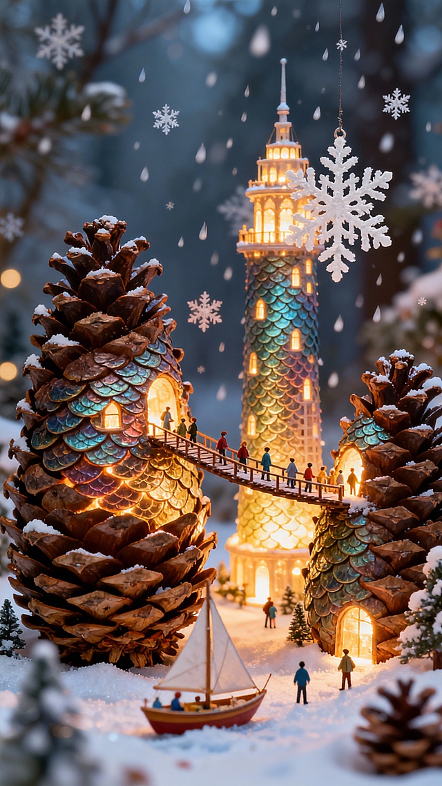 梦幻小人国 · 雪地松果城市