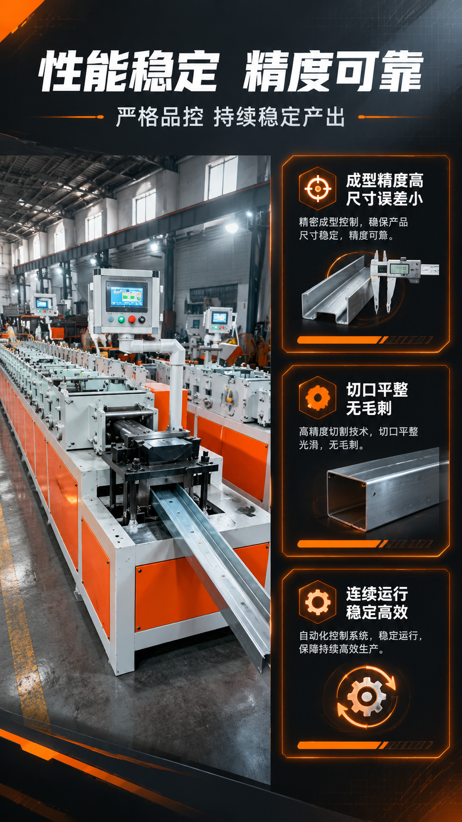 [商品] 使用【图1】全自动轻钢龙骨冷弯成型机；保留成型站、出… - 图片创意预览
